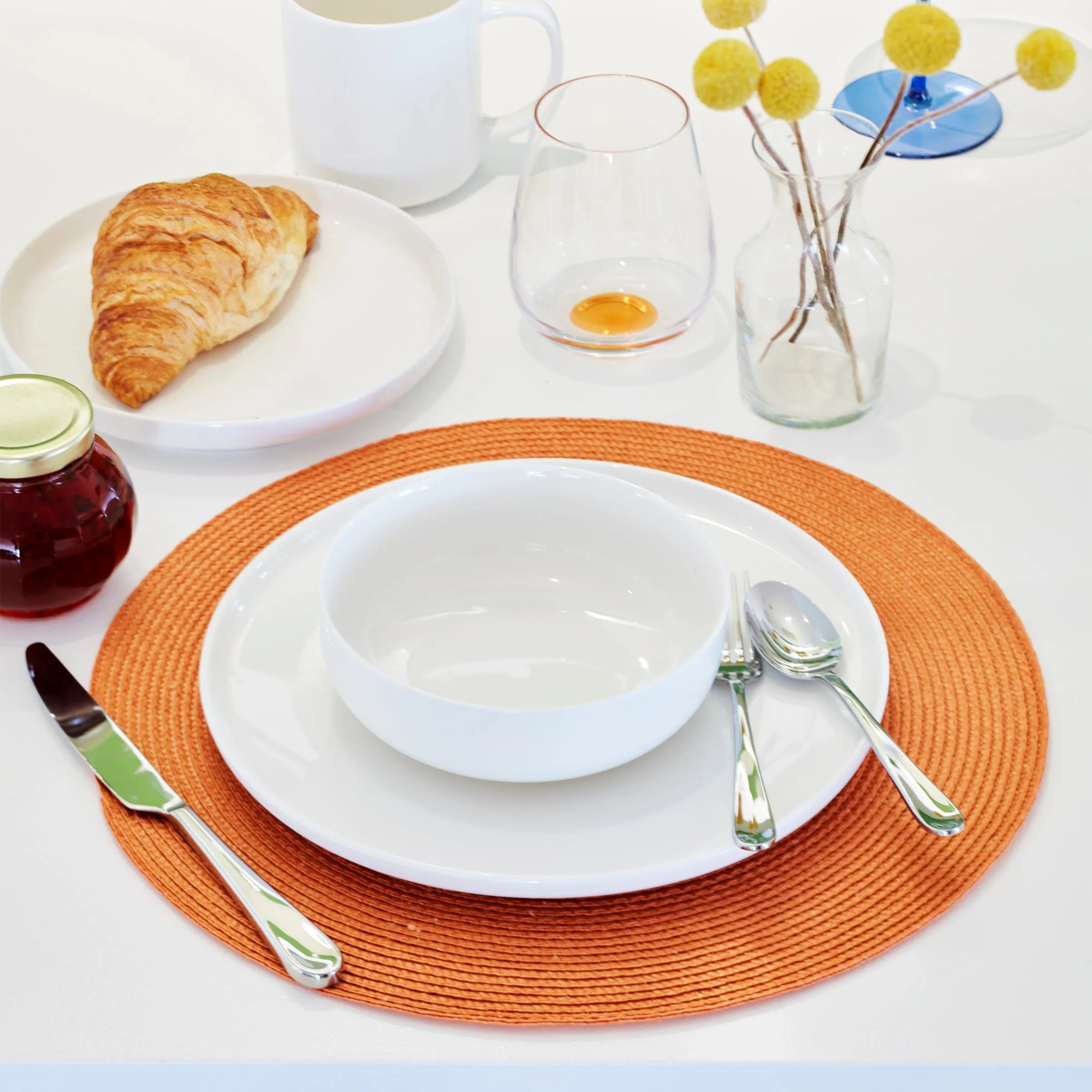 24 Seven White 12 Piece Dinnerware Set