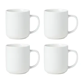 24 Seven White Mugs, Set Of 4