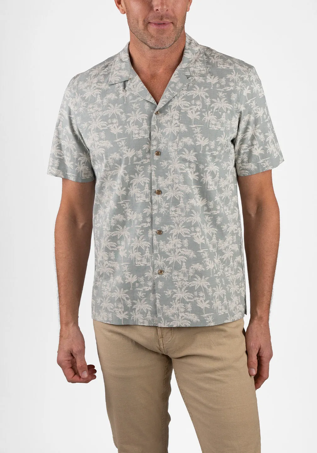 Airotec® Performance Stretch Chambray Cabana Shirt