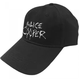 Alice Cooper Unisex Adult Dripping Logo Baseball Cap