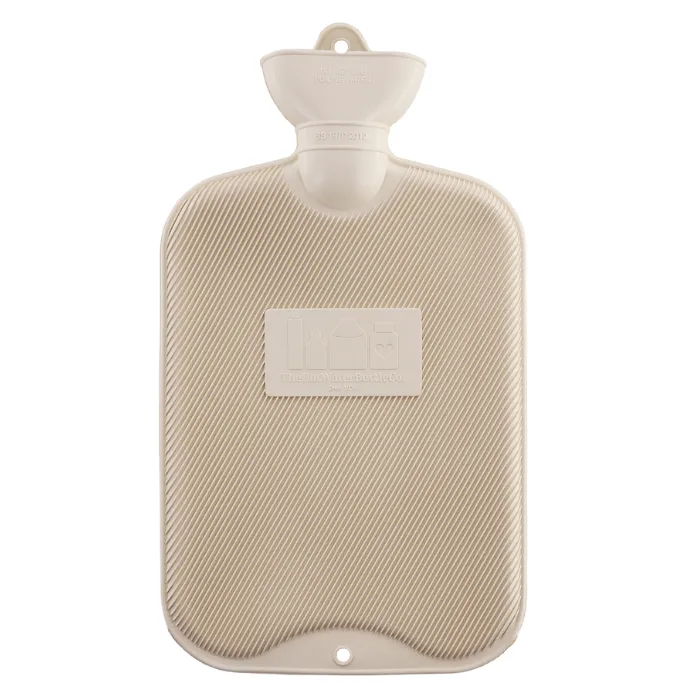 Autumn Offer: Buy 3 get cheapest FREE! 2 Litre Rib Two Sides Rubber Hot Water Bottle from The Hot Water Bottle Co.