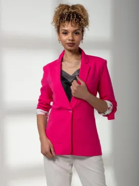 Baylin Tailored Blazer, Hot Pink