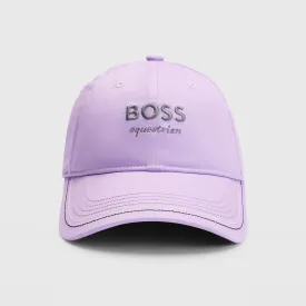 BOSS Equestrian Embroidery Cap - Chalk Violet