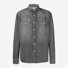 Brunello Cucinelli Western Denim Shirt