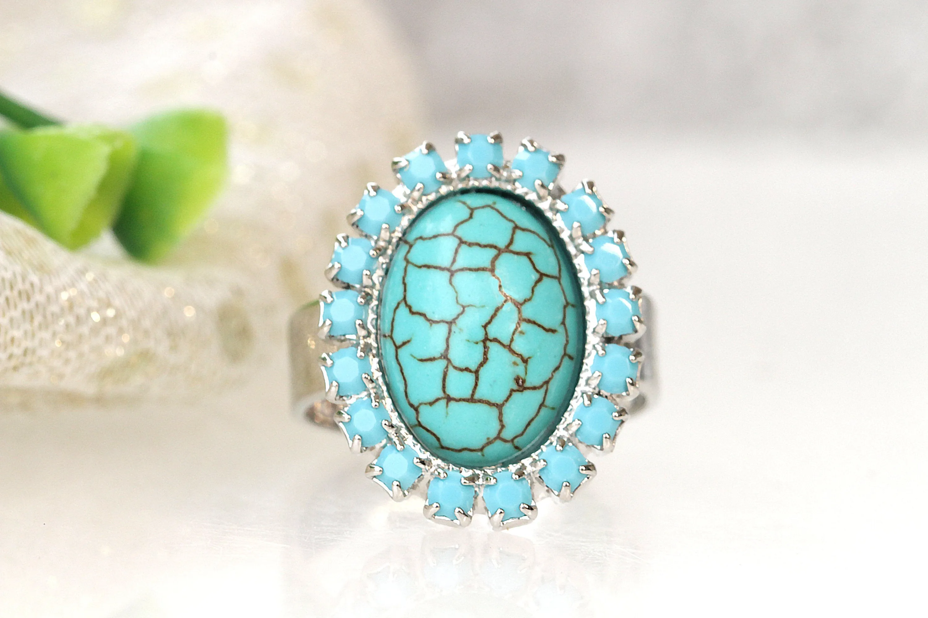 DELICATE TURQUOISE RING