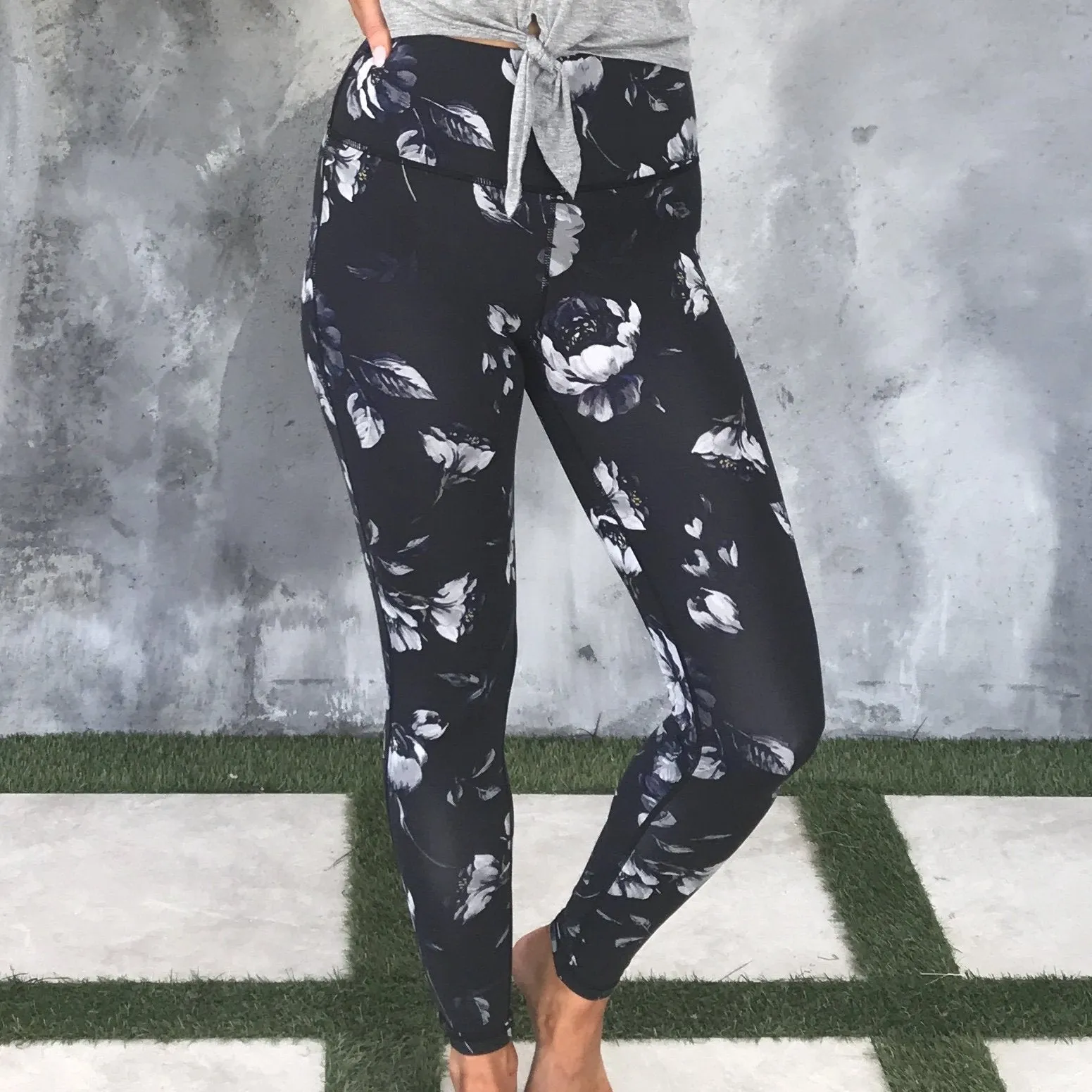 Floral Story Yoga Pants