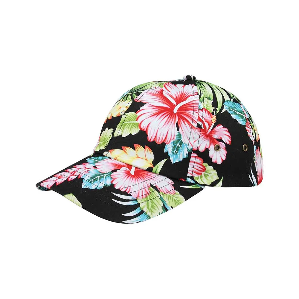 Floral Unstructured Baseball Cap