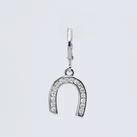 Glam Horseshoe Silver Charm CH-251