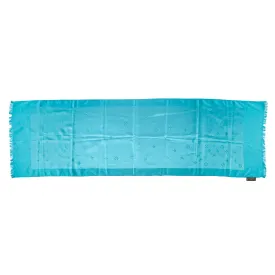 LOUIS VUITTON Silk Oblong Scarf - Turquoise