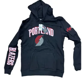 Portland Trail Blazers Black Hoodie Stacked