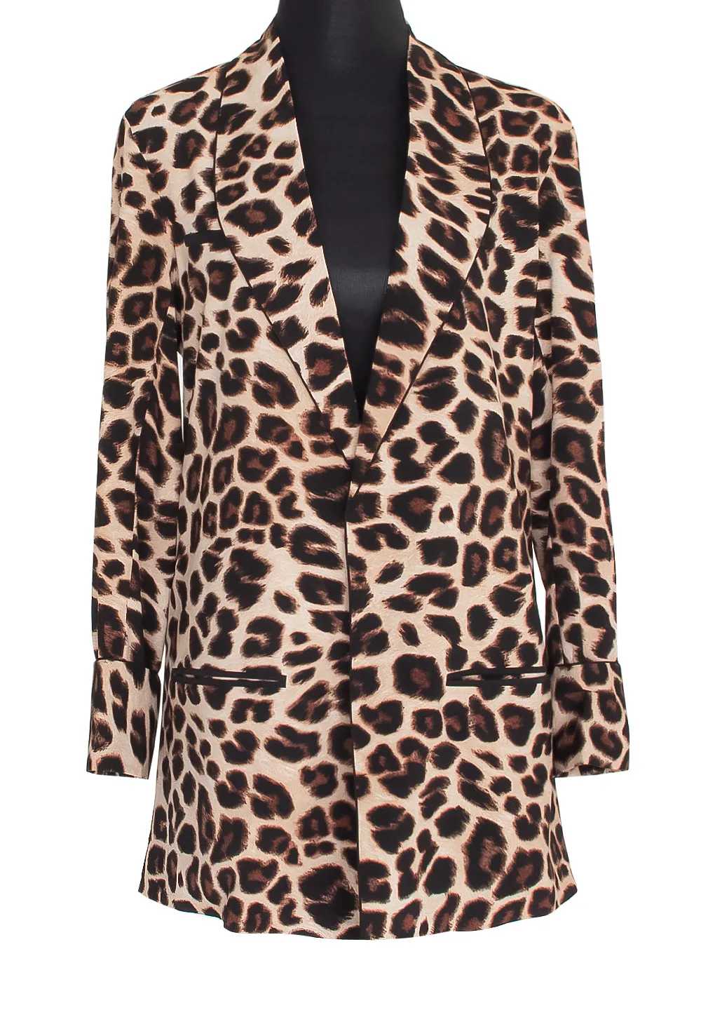 Safari - Brown Leopard Blazer (Black)