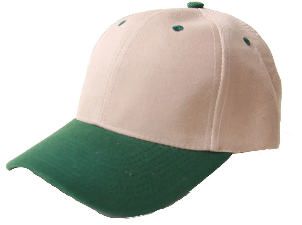 TopHeadwear Blank Baseball Hat Adjustable Hook and Loop Closure