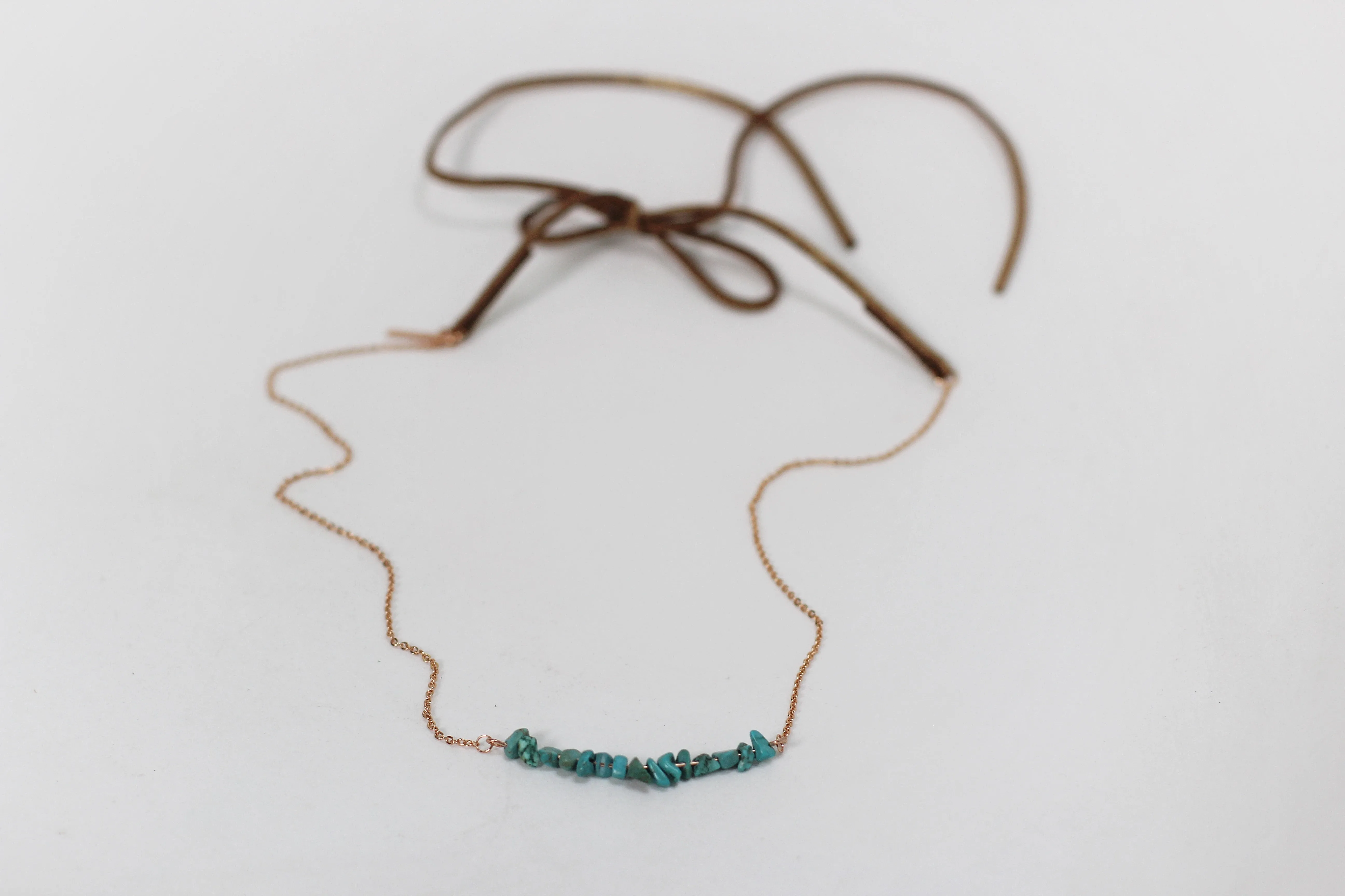 Turquoise Hair Chain