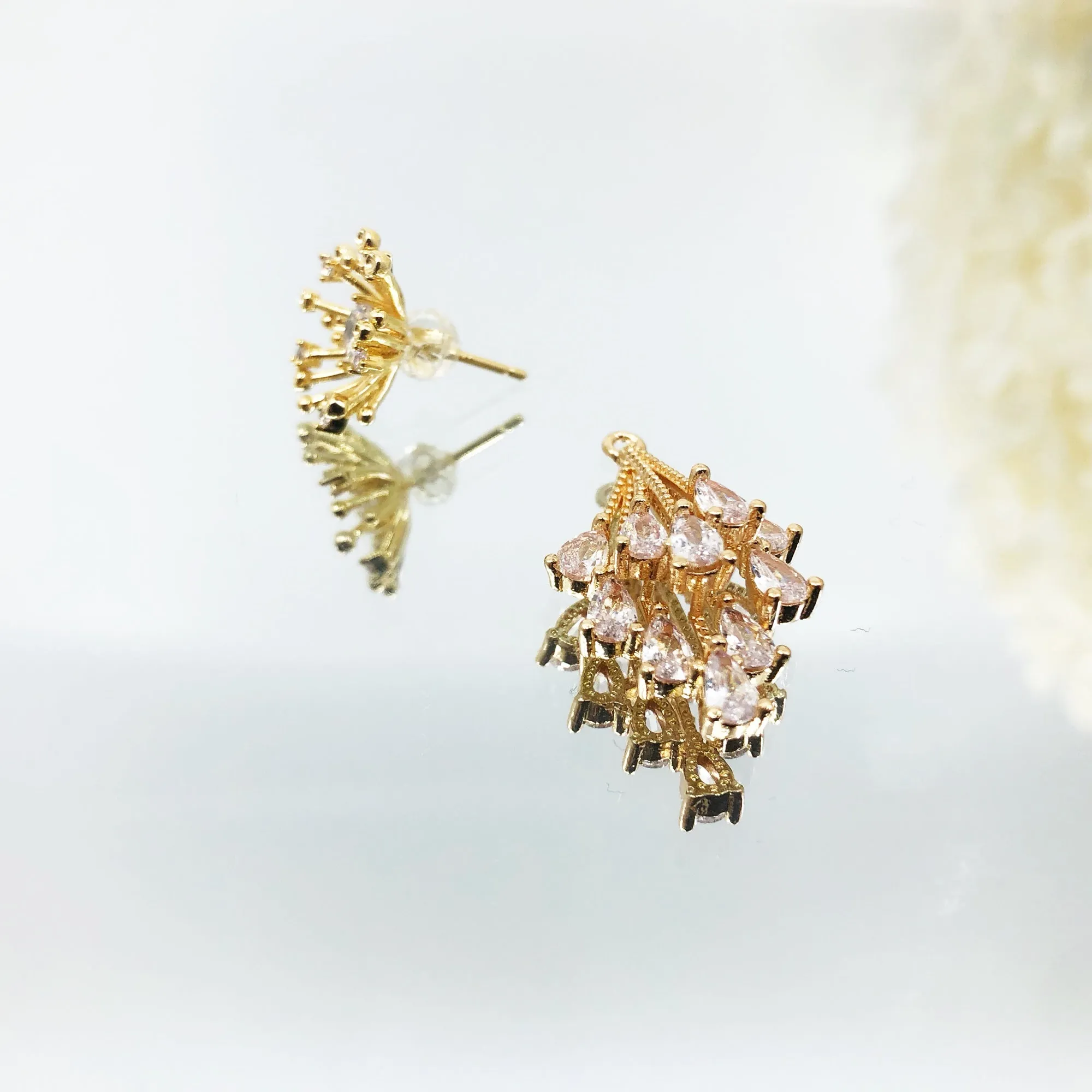 Versatile Firework Zircon Stud Earrings