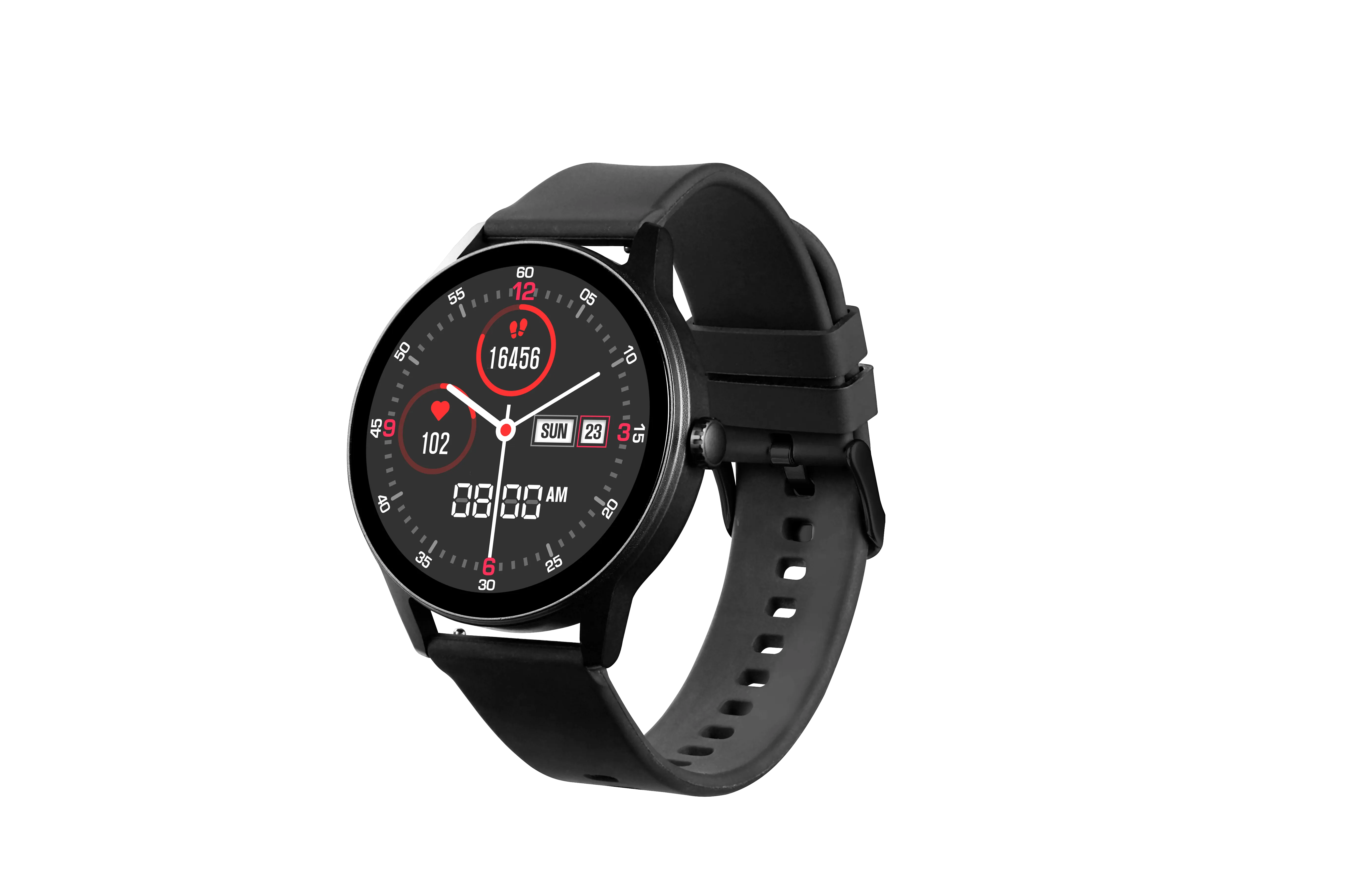 Volkano Fit Soul Series Smart Watch - Black