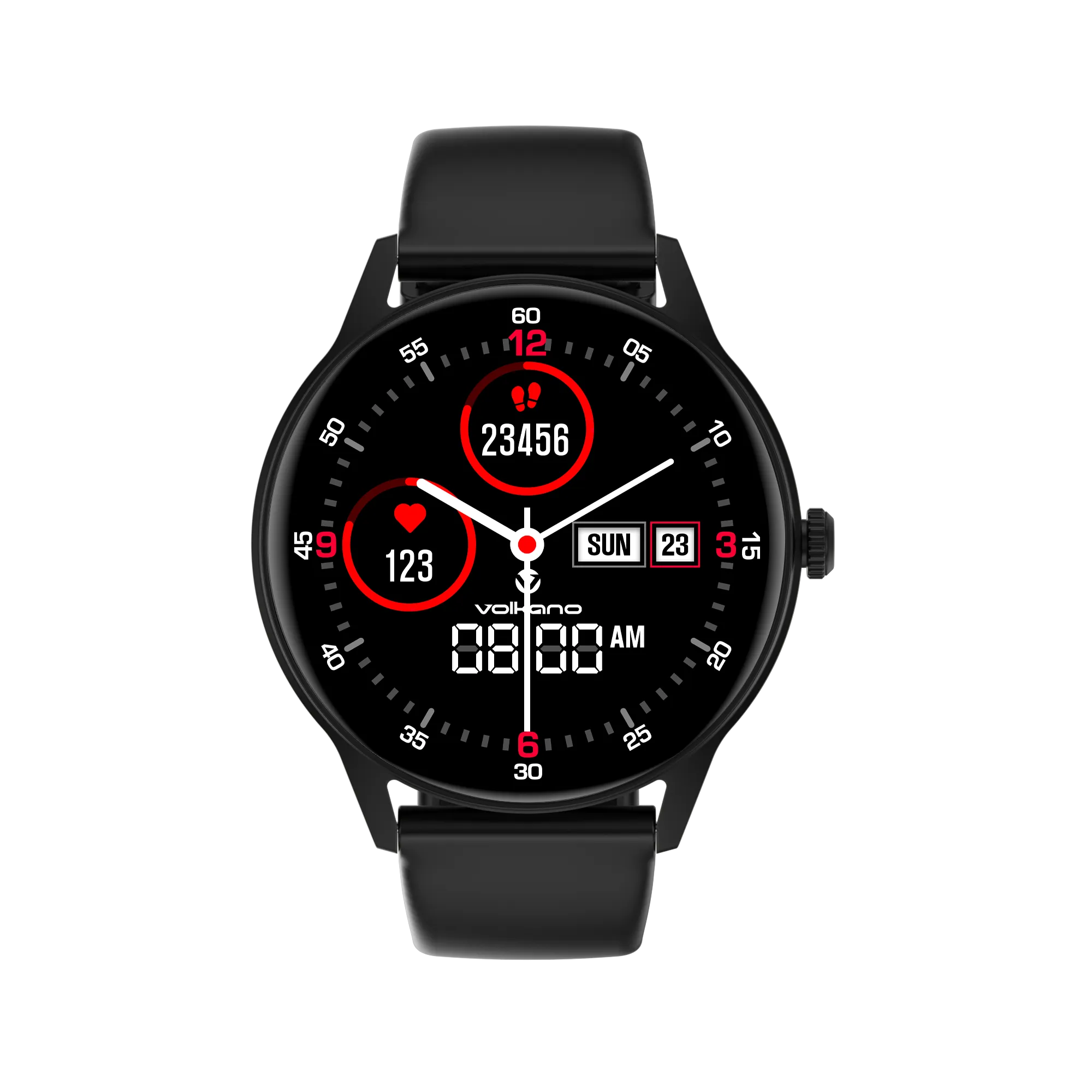 Volkano Fit Soul Series Smart Watch - Black