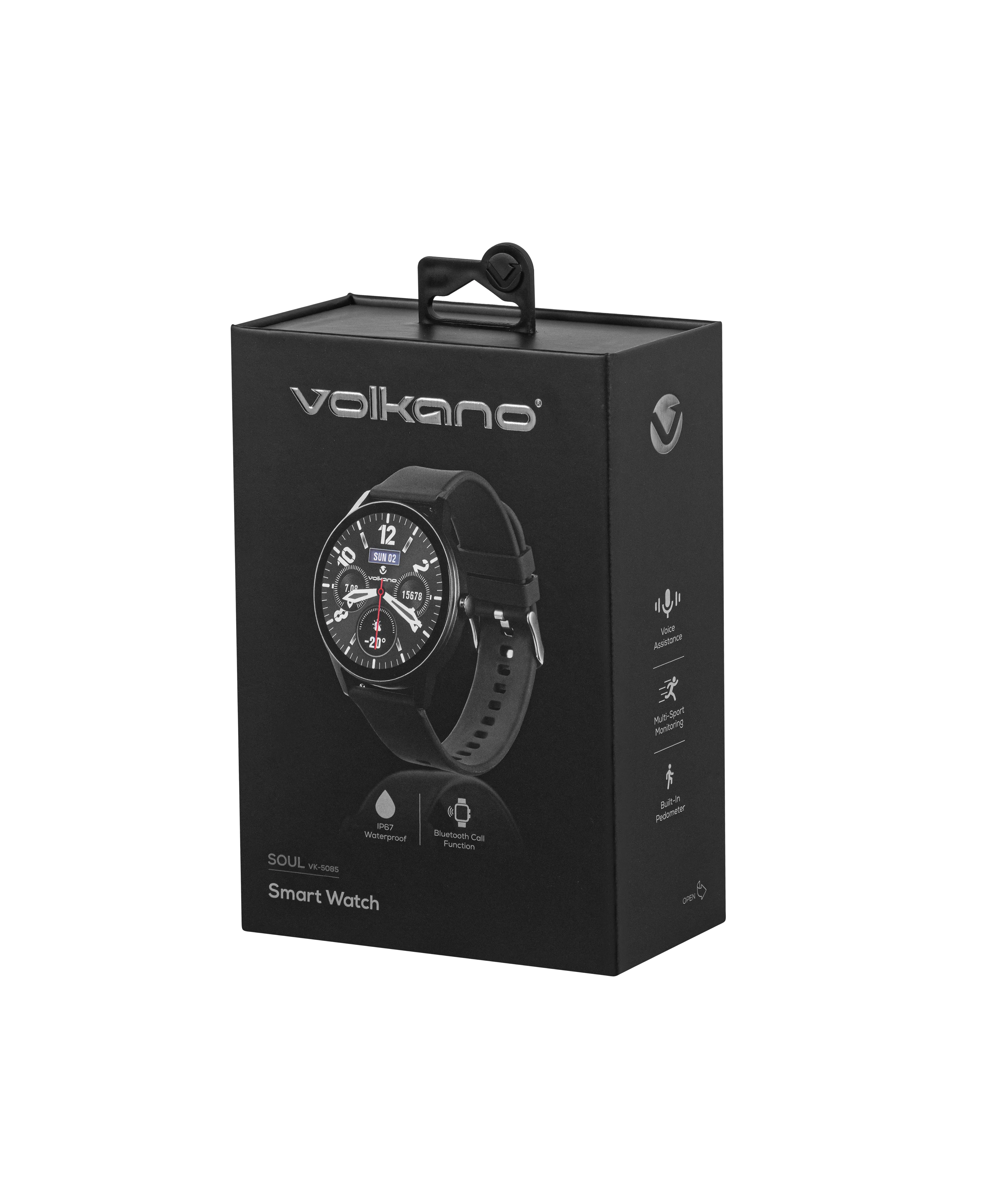 Volkano Fit Soul Series Smart Watch - Black