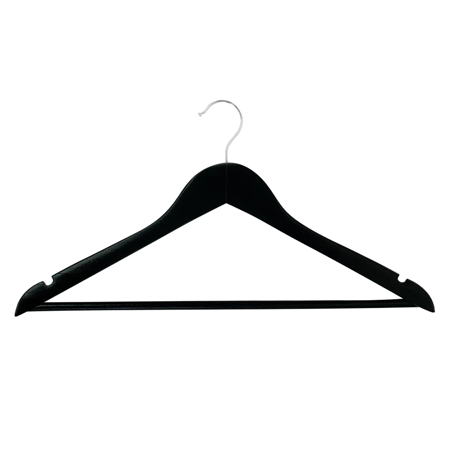 Wooden Coat Hangers - Pack of 10 - By Harbour Housewares