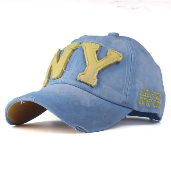 Xthree unisex fashion cotton gorras ny baseball cap snapback hat